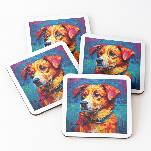 Item preview, Barking beauty,Cool Canine: Star of Style - Modern Cartoon Dog designed and sold by Colorful-Garden.