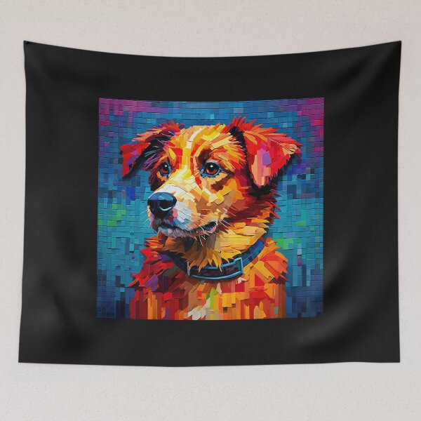 Item preview, Barking beauty,Cool Canine: Star of Style - Modern Cartoon Dog designed and sold by Colorful-Garden.