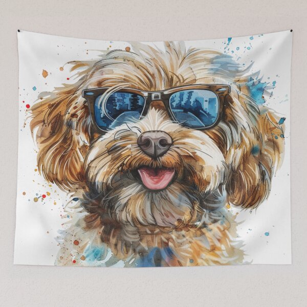 Item preview, Havanese Dog with Sunglasses On designed and sold by SociallyRemoved.