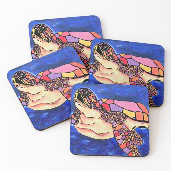 Item preview, Colourful turtle designed and sold by AnnieHines.