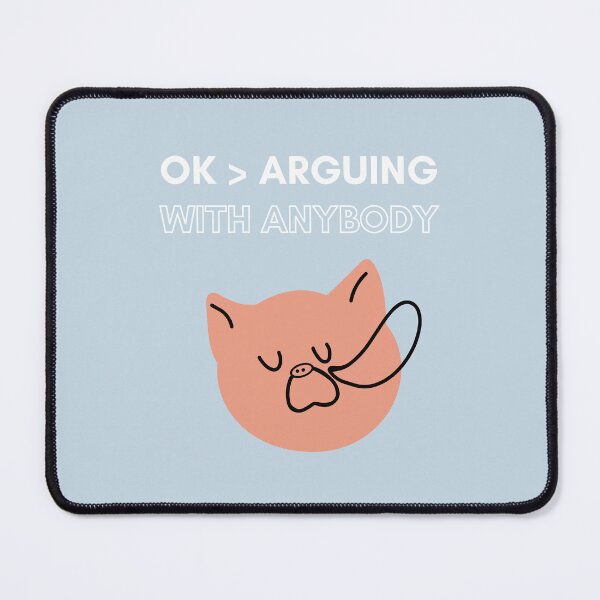 Item preview, Ok > arguing with anybody | Silly Pig Face - Cartoon Clipart designed and sold by RM-Journey.