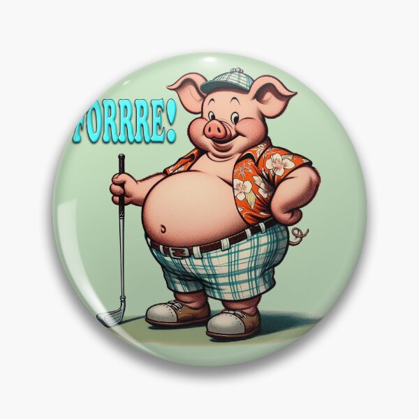 Item preview, FORRE! PIG designed and sold by Foxlindesigns.