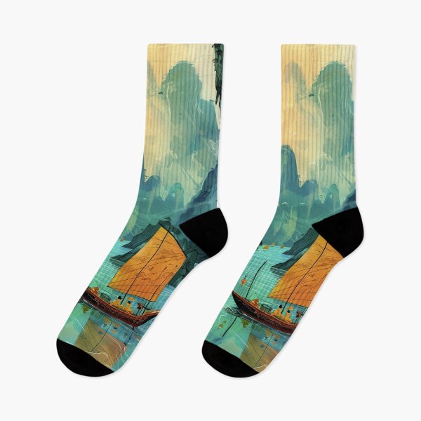 Item preview, Travel Poster - Ha Long Bay, Vietnam designed and sold by Kynaios.