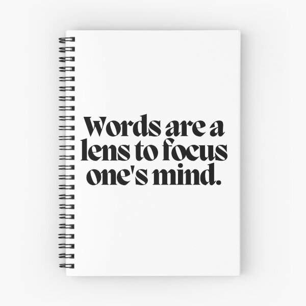 Item preview, Words are a lens to focus one's mind.  designed and sold by CharmStudio.