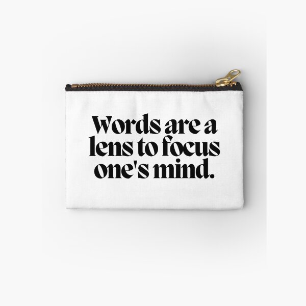 Item preview, Words are a lens to focus one's mind.  designed and sold by CharmStudio.