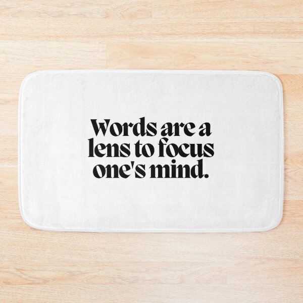 Item preview, Words are a lens to focus one's mind.  designed and sold by CharmStudio.