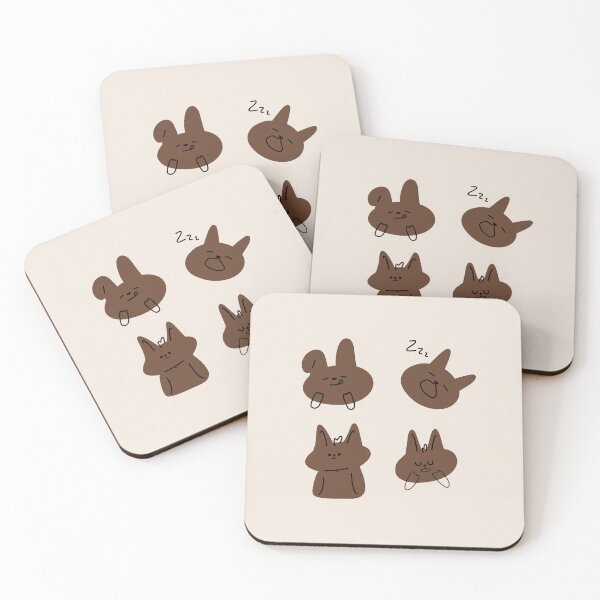 Item preview, Playful Cartoon Rabbit Characters Showing Emotions designed and sold by RM-Journey.