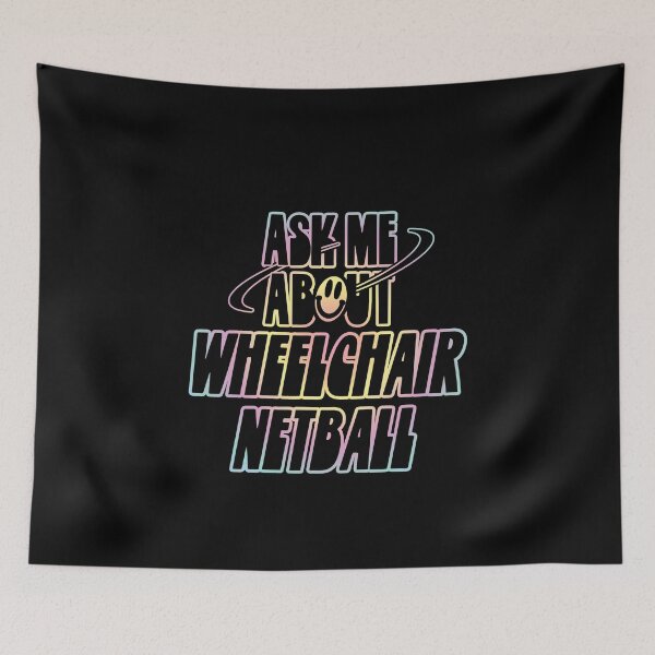 Item preview, Ask Me About Wheelchair Netball designed and sold by orlumbuspirate.