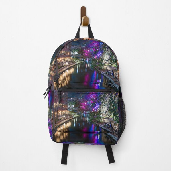 Item preview, Riverwalk at Night in San Antonio, Texas designed and sold by SafariByMarisa.