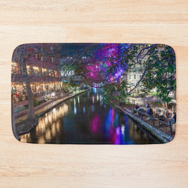 Item preview, Riverwalk at Night in San Antonio, Texas designed and sold by SafariByMarisa.