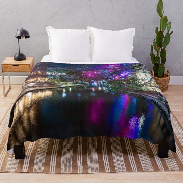 Item preview, Riverwalk at Night in San Antonio, Texas designed and sold by SafariByMarisa.