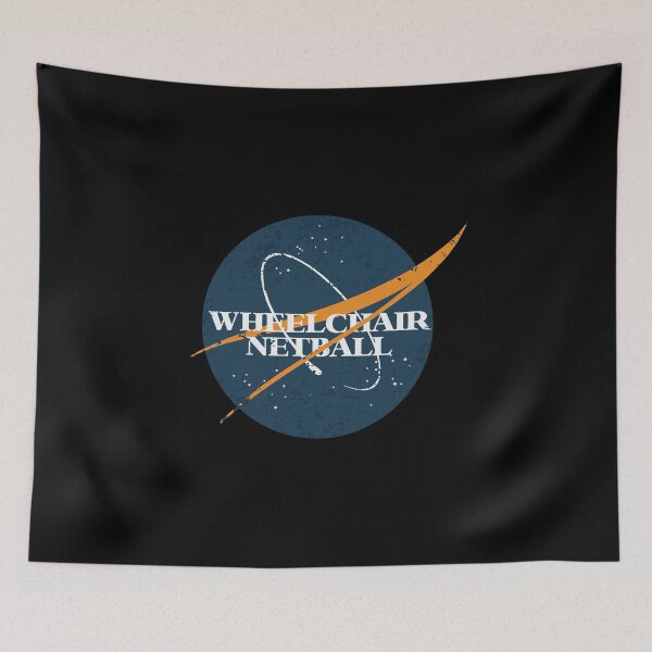 Item preview, Wheelchair Netball Space Vintage designed and sold by orlumbuspirate.