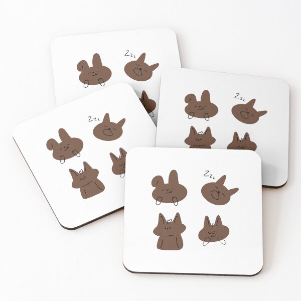 Item preview, Playful Cartoon Rabbit Characters Showing Emotions | Adorable Illustration designed and sold by RM-Journey.