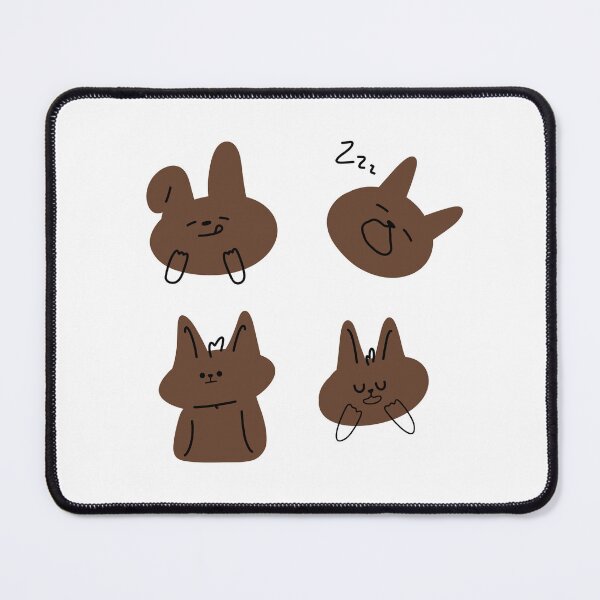 Item preview, Playful Cartoon Rabbit Characters Showing Emotions | Adorable Illustration designed and sold by RM-Journey.