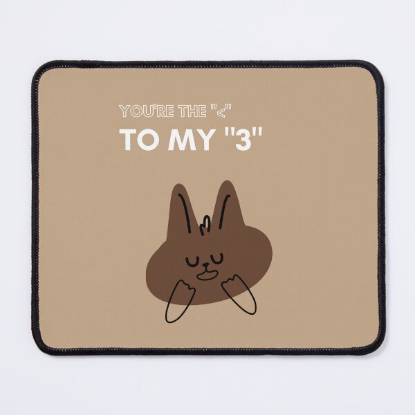 Item preview, you're the "<" to my "3" | Playful Cartoon Rabbit Character designed and sold by RM-Journey.