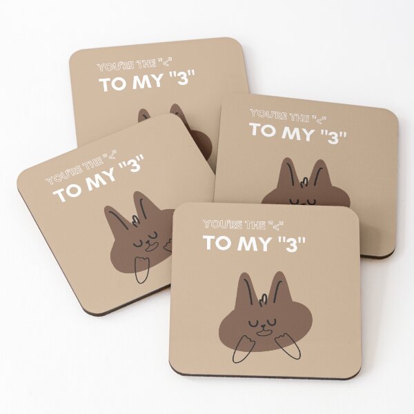 Item preview, you're the "<" to my "3" | Playful Cartoon Rabbit Character designed and sold by RM-Journey.