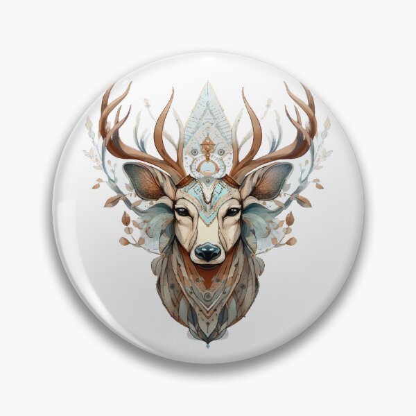 Aperçu de l'œuvre Animal spirituel d’art de cerf Oktoberfest, costume cadeau créée et vendue par Andrea-Design.
