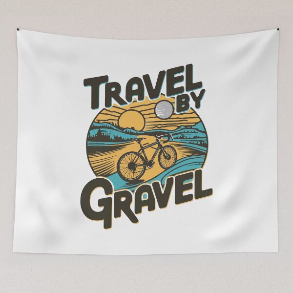 Item preview, Travel by gravel - a journey with a gravel bike designed and sold by mergmart.