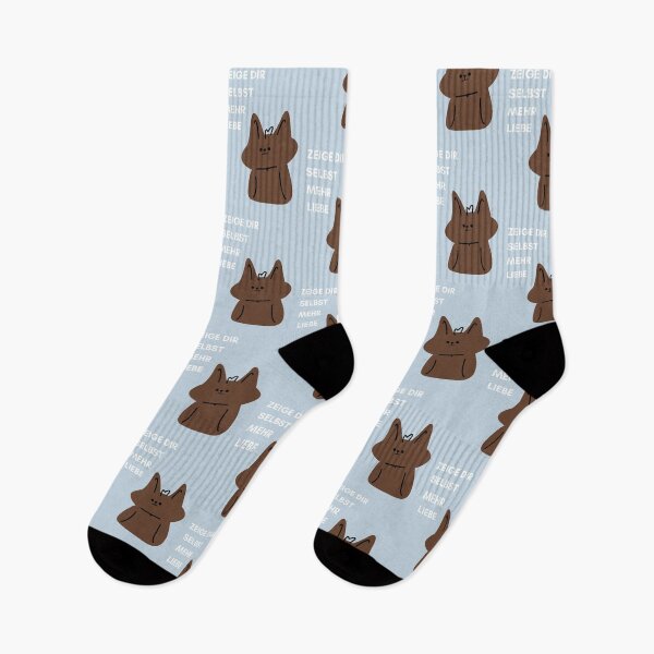 Item preview, Zeig dir selbst mehr Liebe | Playful Cartoon Rabbit Character designed and sold by RM-Journey.