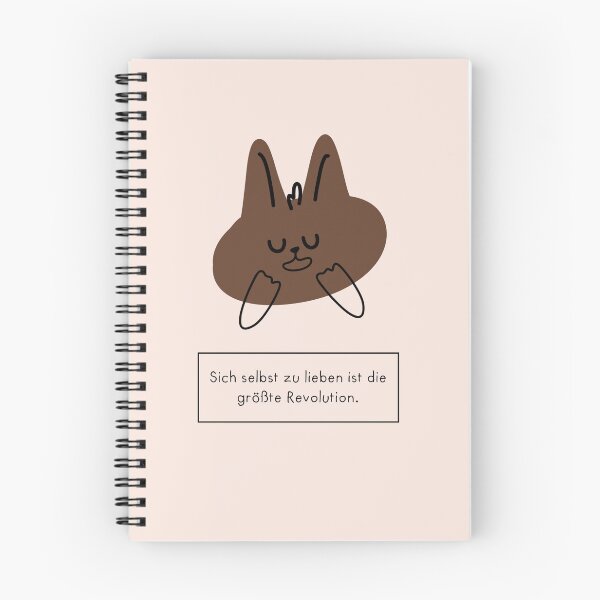 Item preview, Sich selbst zu lieben ist die größte Revolution. | Playful Cartoon Rabbit Character designed and sold by RM-Journey.