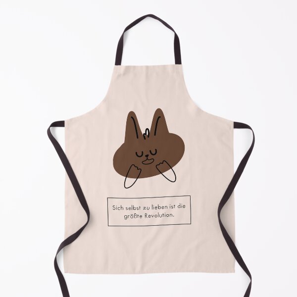 Item preview, Sich selbst zu lieben ist die größte Revolution. | Playful Cartoon Rabbit Character designed and sold by RM-Journey.