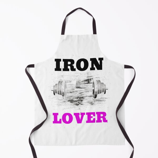 Item preview, IRON LOVER and Barbell, Black and Pink Lettering Barbell Design designed and sold by Primal Pump Co LTD.