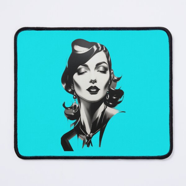 Item preview, Captivating Contours Whimsical Elegance in Monochrome Harmony designed and sold by ArtComixHaven.