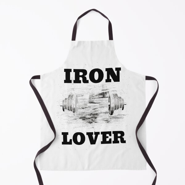 Item preview, IRON LOVER and Barbell, Black Lettering Barbell Design designed and sold by Primal Pump Co LTD.