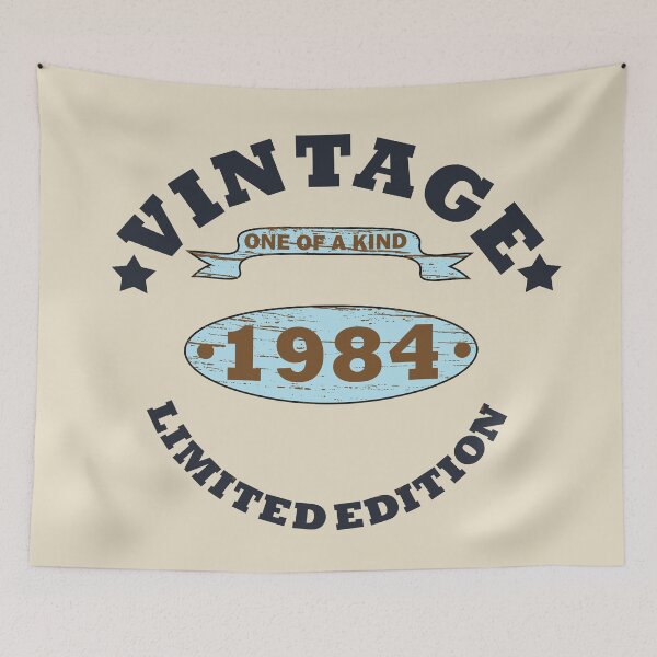 Item preview, Born in 1984 vintage retro classic birthday designed and sold by Alexaltay.