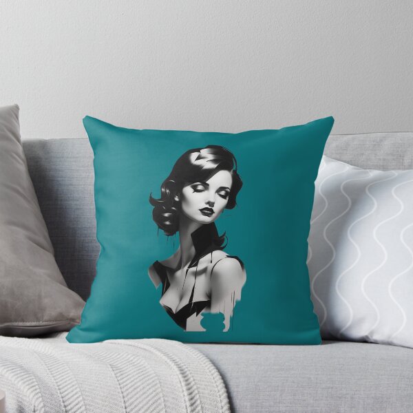 Item preview, Noir Glamour Resplendent Beauty in Shades of Grey designed and sold by ArtComixHaven.