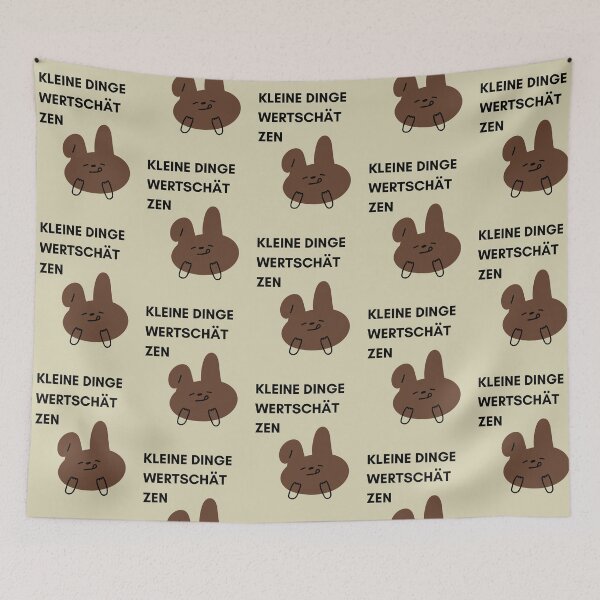 Item preview, Schätze die kleinen Dinge | Playful Cartoon Rabbit Character designed and sold by RM-Journey.