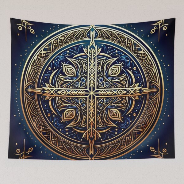 Artikelvorschau, Kompass mit Vegvisir-Symbol entworfen und verkauft von Simplybe1.