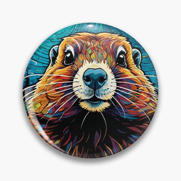 Item preview, A curious marmot designed and sold by Steffani Lehmann.