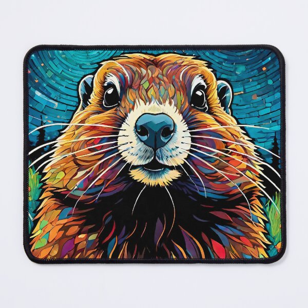 Item preview, A curious marmot designed and sold by Steffani Lehmann.
