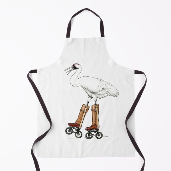 Item preview, Whooping Crane in 1898 Ritter Road-Skates designed and sold by JimsBirds.