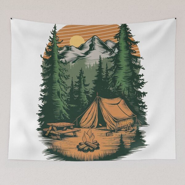 Item preview, Camping designed and sold by WildernessTints.