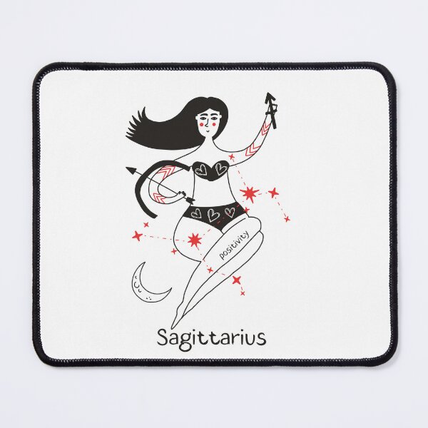Item preview, B. positivity Zodiac Sagittarius designed and sold by MonochromeEcho.