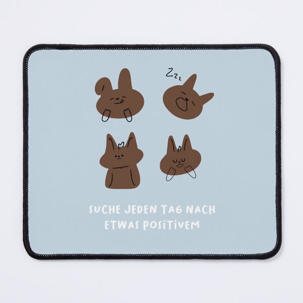 Item preview, Suche in jedem Tag nach etwas Positivem | Playful Cartoon Rabbit Characters designed and sold by RM-Journey.
