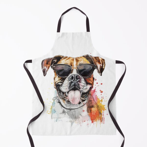 Item preview, Perro Boxer Con Gafas De Sol designed and sold by SociallyRemoved.