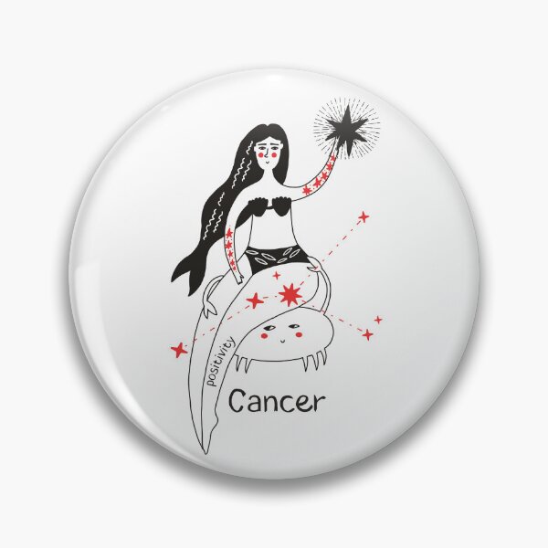 Item preview, B. positivity zodiac female Cancer designed and sold by MonochromeEcho.