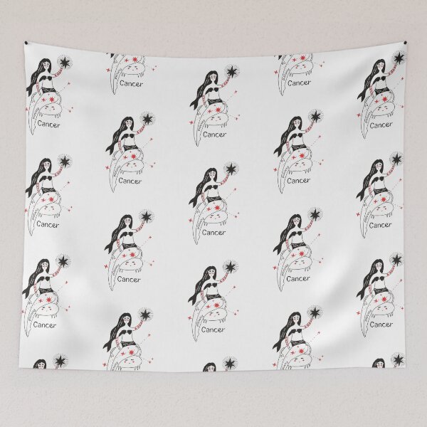 Item preview, B. positivity zodiac female Cancer designed and sold by MonochromeEcho.