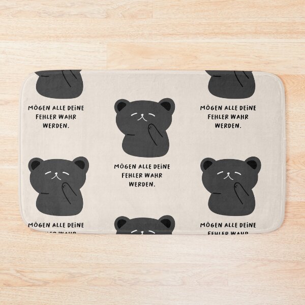 Item preview, Mögen all deine Träume wahr werden | Black Bear - Cartoon Style designed and sold by RM-Journey.