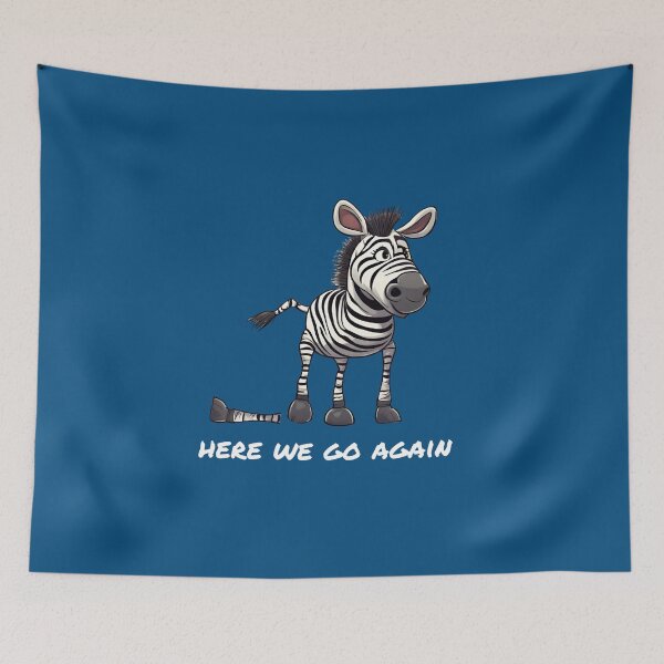 Item preview, Here we go again. My leg fell off Zebra designed and sold by ZebraKnees.