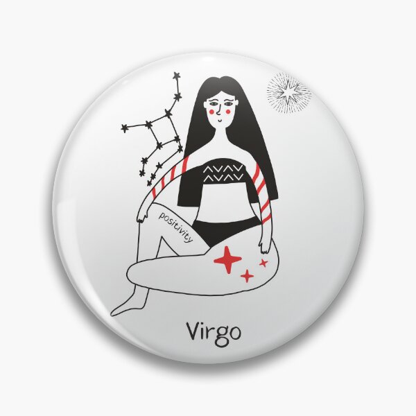 Item preview, B. positivity zodiac Virgo designed and sold by MonochromeEcho.