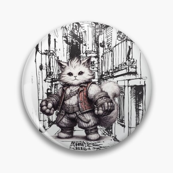 Item preview, warrior cat designed and sold by Designjeen.