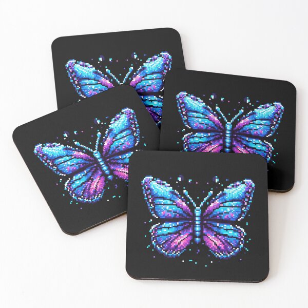Item preview, Beautiful Butterfly Pixel Art designed and sold by Vibrantpixel47.