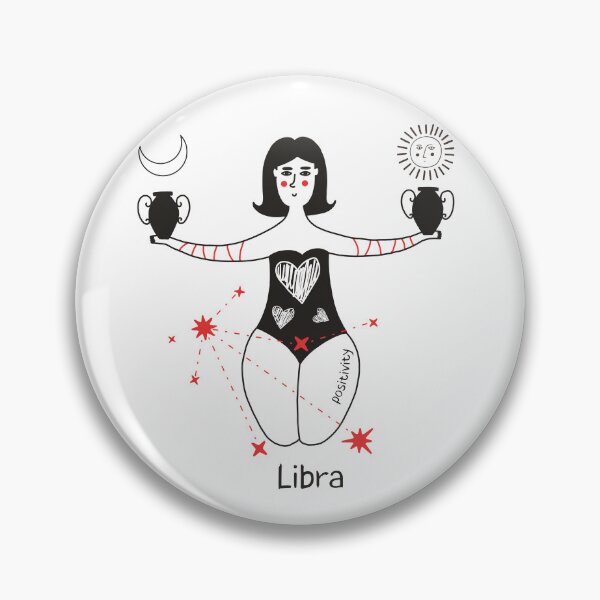 Item preview, B. positivity zodiac female Libra designed and sold by MonochromeEcho.