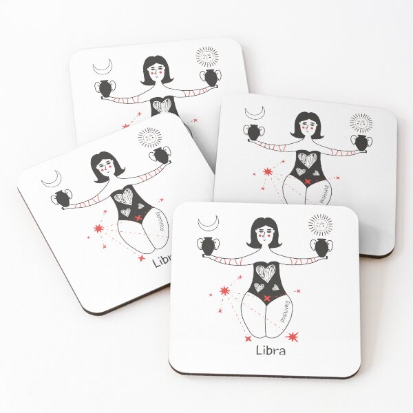 Item preview, B. positivity zodiac female Libra designed and sold by MonochromeEcho.