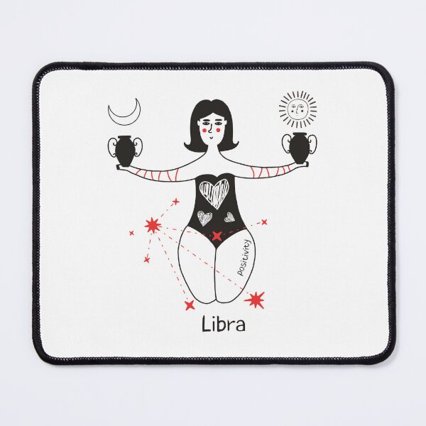 Item preview, B. positivity zodiac female Libra designed and sold by MonochromeEcho.