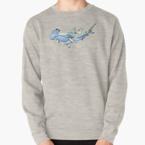 Hammerhead Shark Adult Pull-Over Hoodie by Jacob Zelazny - Fine Art America